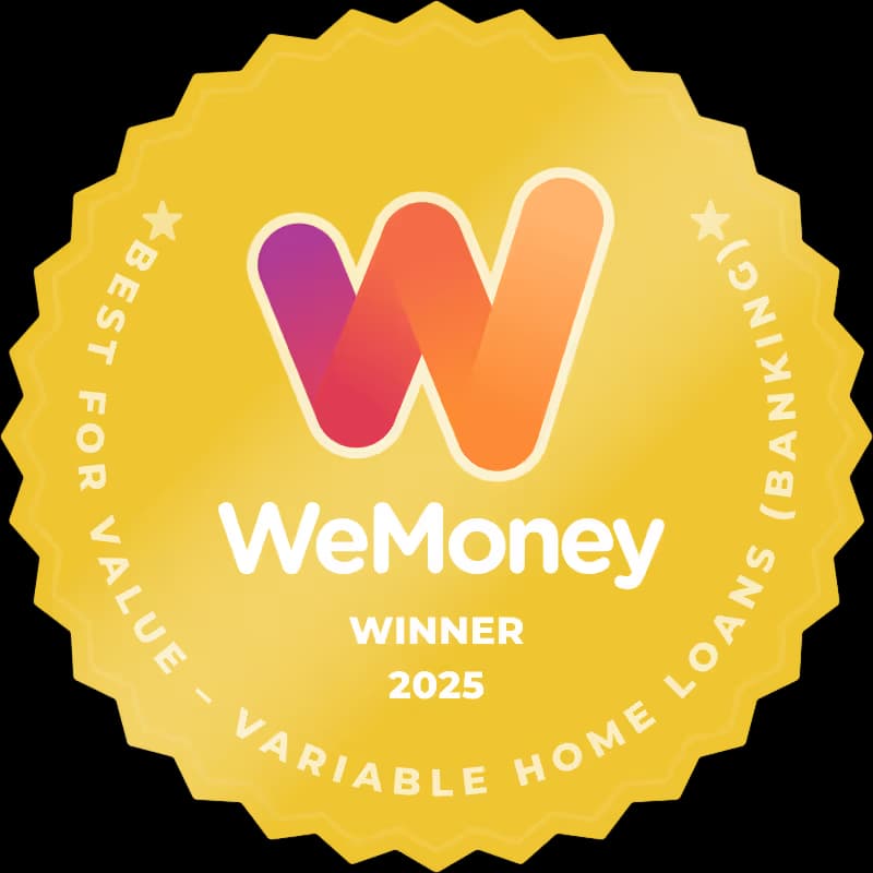 WeMoney winner Best for value variable home loan (Banking) 2025 award